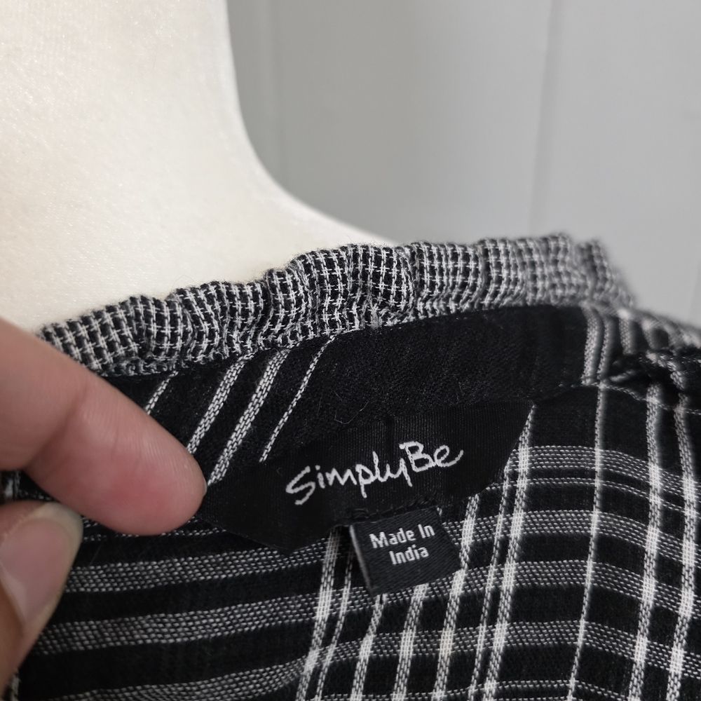 Simply Be Long Sleeve Ruffle Blouse - Picture 10 of 12